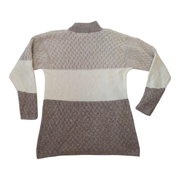 IB Diffusions Silk Angora blend pull-over mock neck sweater Size L - Picture 2 of 3